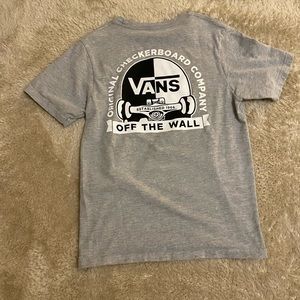Vans grey Youth 10-12 tshirt
